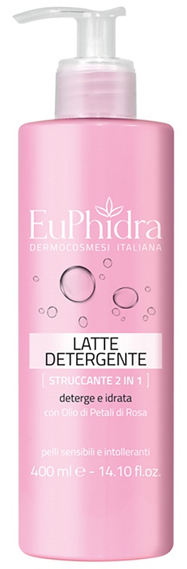 EUPHIDRA LATTE DETERGENTE STRUCCANTE 2IN1 400 ML - doctorpill.it