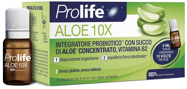 PROLIFE ALOE 10 FLACONI X 8 ML - doctorpill.it