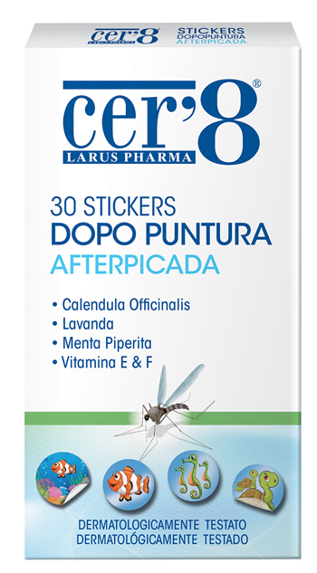 CER'8 STICKERS DOPO PUNTURA 30 PEZZI - doctorpill.it