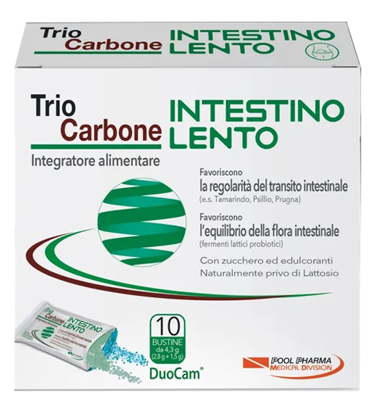 TRIOCARBONE INTESTINO LENTO 10 BUSTINE - doctorpill.it