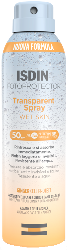 FOTOPROTECTOR TRANSPARENT WET SKIN SPRAY 50+ 250 ML - doctorpill.it