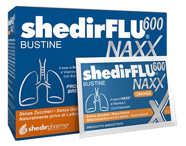 SHEDIRFLU 600 NAXX ARANCIA SENZA ZUCCHERI 20 BUSTINE - doctorpill.it