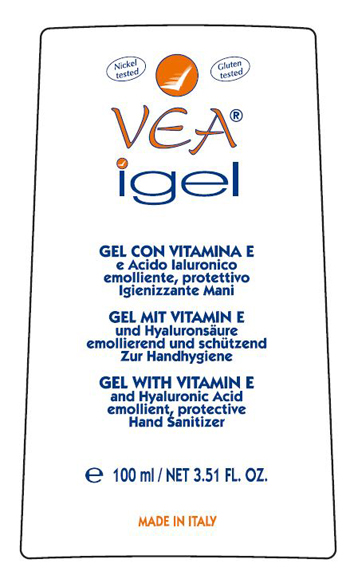 VEA IGEL GEL MANI IGIENIZZANTE VITAMINA E ACIDO IALURONICO 100 ML - doctorpill.it