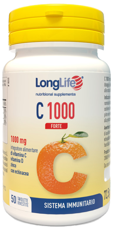 LONGLIFE C 1000 FORTE 50 TAVOLETTE - doctorpill.it