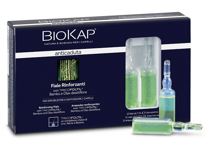 BIOKAP FIALE RINFORZANTI ANTICADUTA CON TRICOLTIL 12 PEZZI DA 7 ML NEW - doctorpill.it