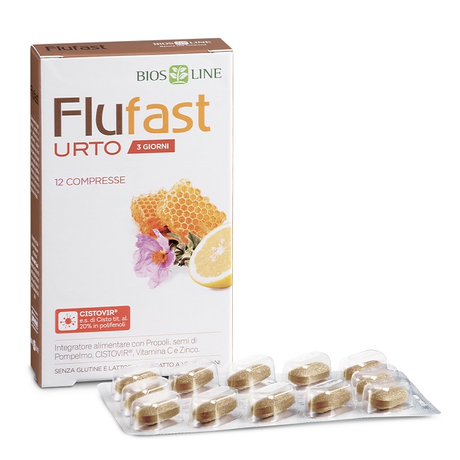 APIX PROPOLI FLUFAST URTO 3 GIORNI 12 COMPRESSE BIOSLINE - doctorpill.it