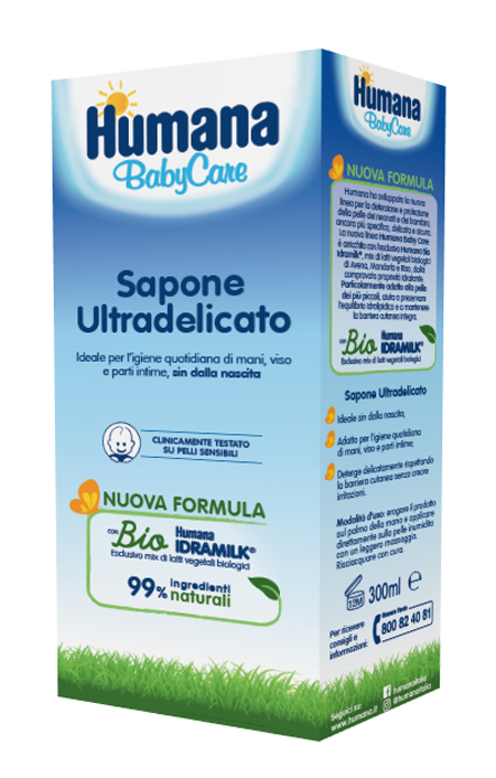 HUMANA BABY CARE SAPONE LIQUIDO 300 ML - doctorpill.it