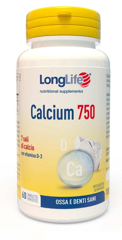 LONGLIFE CALCIUM 750 MG 60 TAVOLETTE - doctorpill.it
