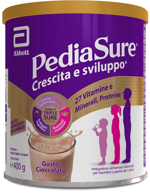 PEDIASURE CRESCITA&SVILUPPO CIOCCOLATO 400 G - doctorpill.it