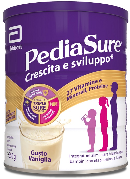 PEDIASURE CRESCITA&SVILUPPO VANIGLIA 850 G - doctorpill.it
