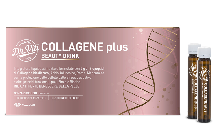 DR VITI COLLAGENE BEAUTY DRINK PLUS 250 ML - doctorpill.it