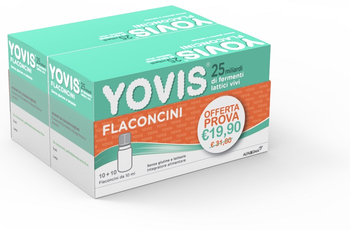 YOVIS 20 FLACONCINI DA 10 ML BIPACCO - doctorpill.it