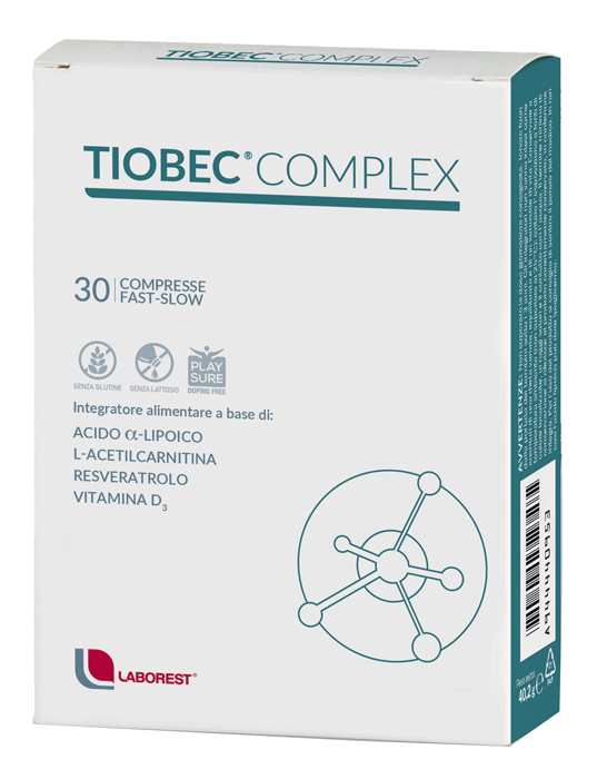 TIOBEC COMPLEX 30 COMPRESSE FAST SLOW - doctorpill.it
