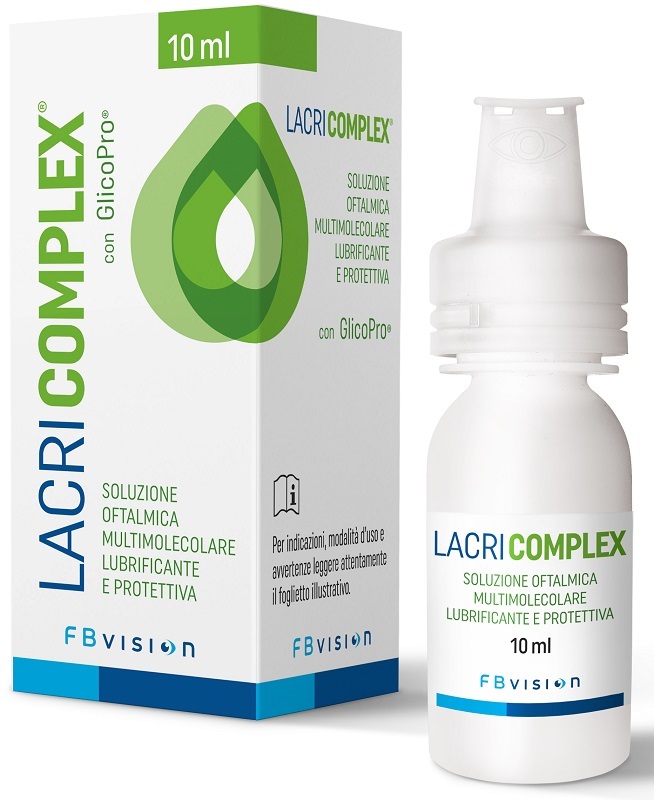 LACRICOMPLEX SOLUZIONE OFTALMICA MULTIMOLECOLARE LUBRIFICANTE PROTETTIVA 10 ML - doctorpill.it