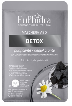 EUPHIDRA MASCHERA VISO DETOX 1 PEZZO - doctorpill.it