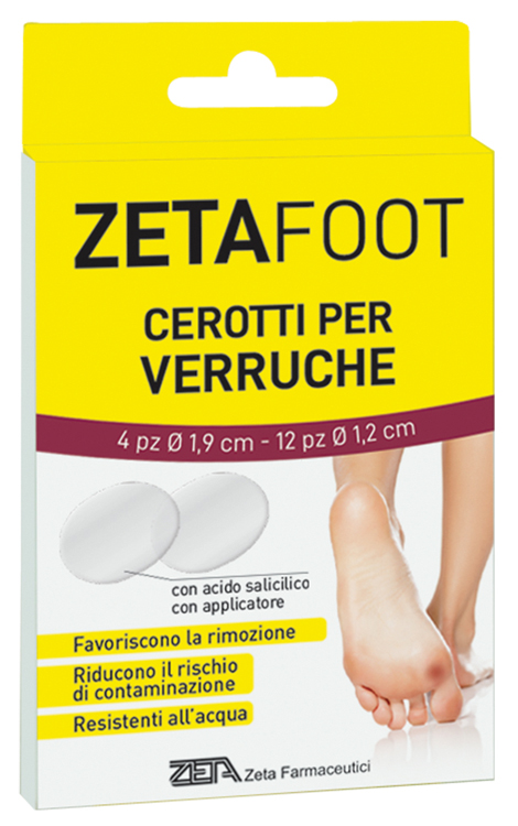 ZETAFOOT CEROTTO VERRUCHE ASSORTITO 16 PEZZI - doctorpill.it