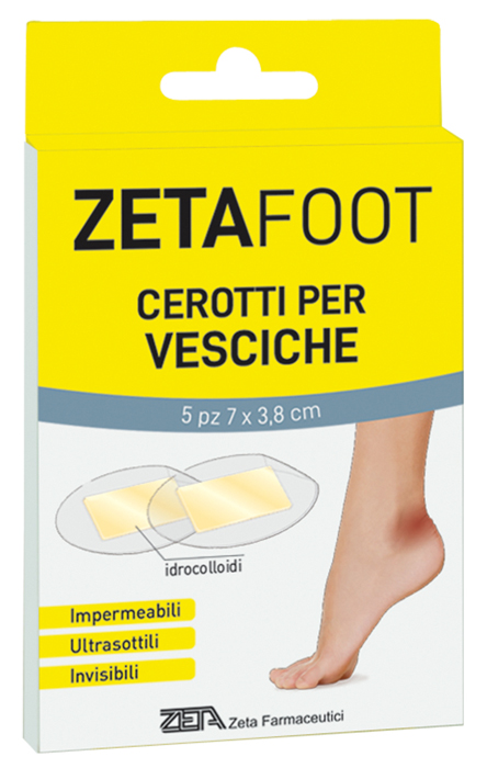 ZETAFOOT CEROTTO IDROCOLLOIDALE VESCICHE 5 PEZZI - doctorpill.it