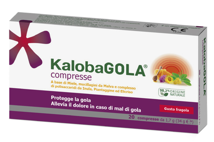 KALOBAGOLA 20 COMPRESSE FRAGOLA - doctorpill.it