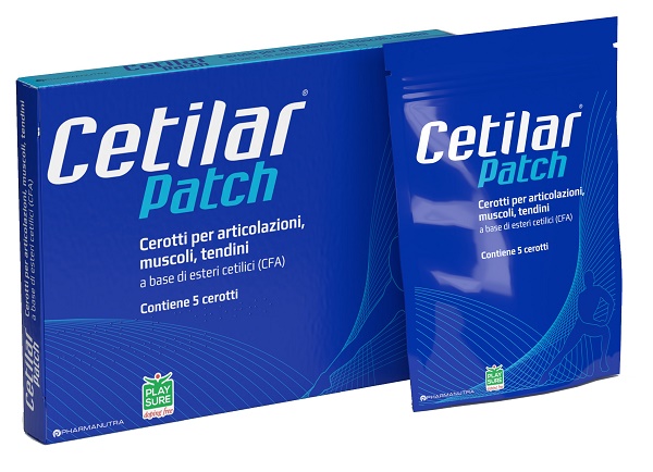 CEROTTO MONOUSO CETILAR PATCH PER ARTICOLAZIONI MUSCOLI E TENDINI 5 PEZZI - doctorpill.it