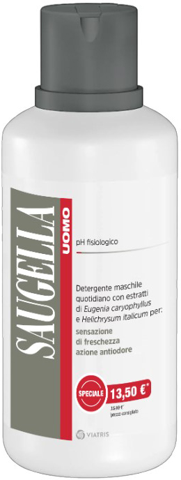 SAUGELLA UOMO DETERGENTE 500 ML TAGLIO PREZZO - doctorpill.it