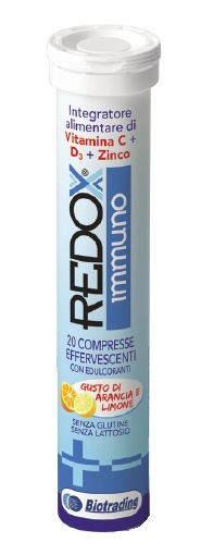 REDOX IMMUNO EFFERVESCENTE 20 COMPRESSE GUSTO ARANCIA E LIMONE - doctorpill.it