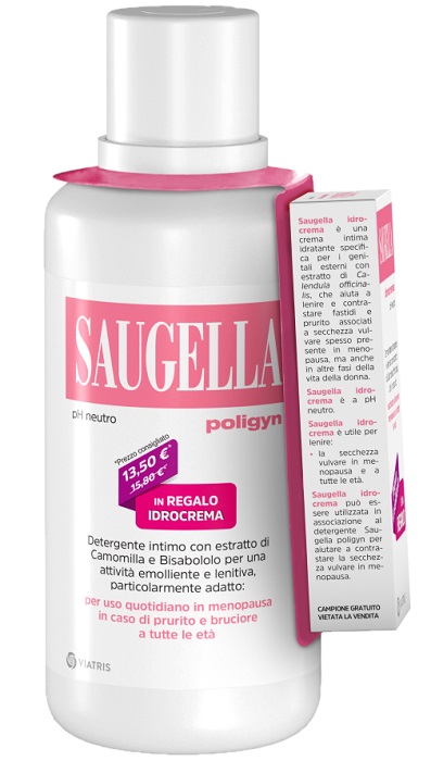 SAUGELLA POLIGYN 500ML + SAUGELLA IDROCREMA 10ML IN REGALO - doctorpill.it