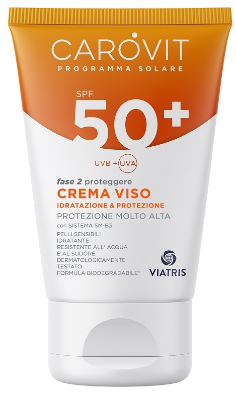 CAROVIT PROGRAMMA SOLARE CREMA VISO SPF50+ 50 ML - doctorpill.it