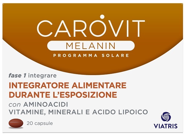 CAROVIT MELANIN PROGRAMMA SOLARE 20 CAPSULE - doctorpill.it