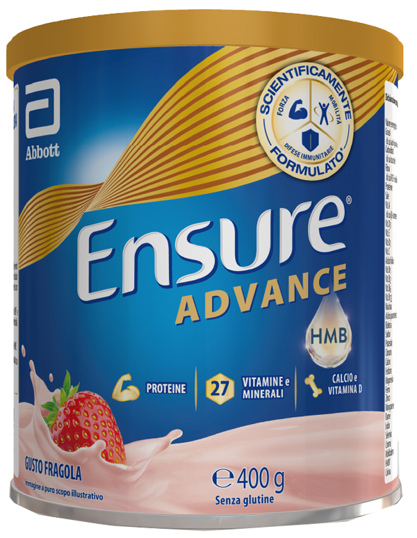 ENSURE ADVANCE FRAGOLA 400 G - doctorpill.it