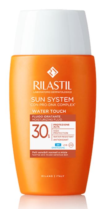 RILASTIL SUN SYSTEM WATER TOUCH FLUIDO SPF30 50 ML - doctorpill.it