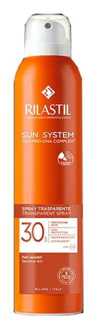 RILASTIL SUN SYSTEM TRANSPARENT SPRAY SPF30 200 ML - doctorpill.it