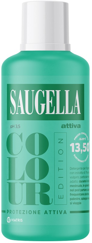 SAUGELLA ATTIVA COLOUR EDITION DETERGENTE IGIENE INTIMA 500 ML - doctorpill.it