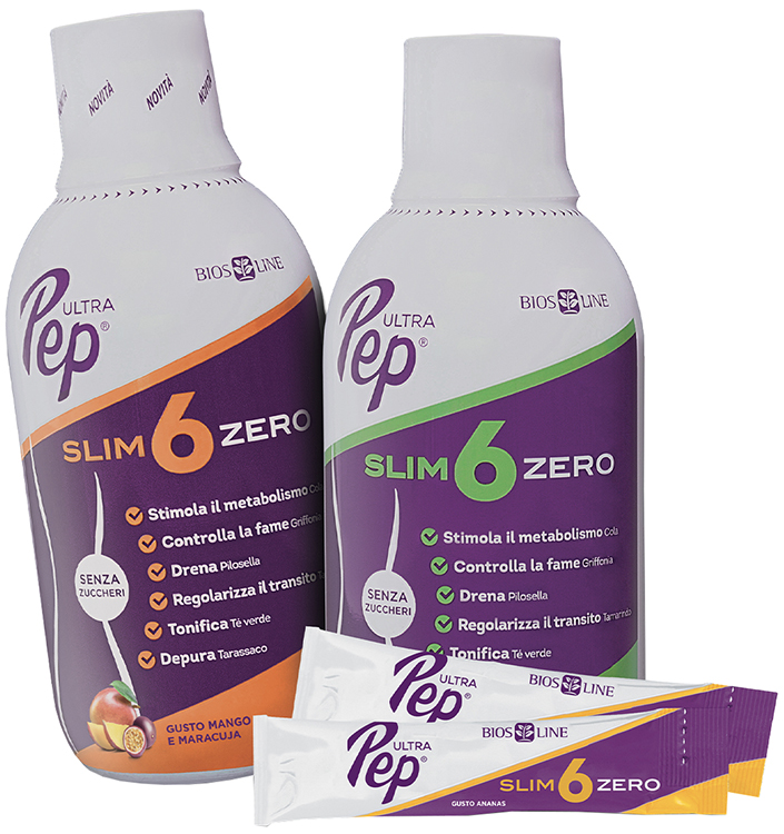 ULTRA PEP SLIM 6 ZERO ANANAS 500 ML BIOSLINE - doctorpill.it