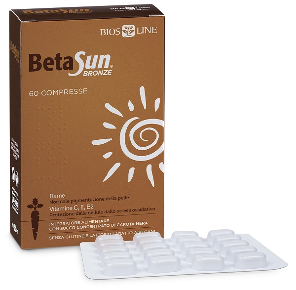 BIOSLINE BETASUN BRONZE 60 COMPRESSE - doctorpill.it