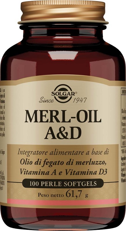 MERL OIL A&D 100 PERLE SOFTGEL - doctorpill.it