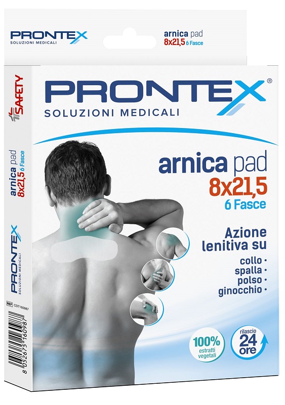 FASCIA PRONTEX ARNICA PAD 8 X 21 ,5 6 PEZZI - doctorpill.it
