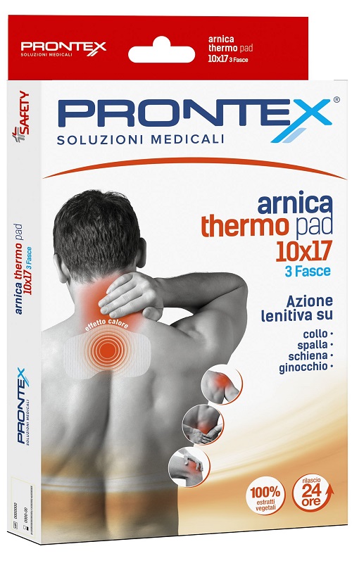 FASCIA PRONTEX ARNICA THERMO PAD 10 x 17 3 PEZZI - doctorpill.it