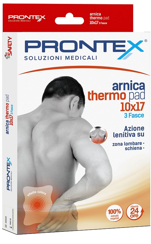 FASCIA PRONTEX ARNICA THERMO PAD 10 X 17 3 PEZZI - doctorpill.it