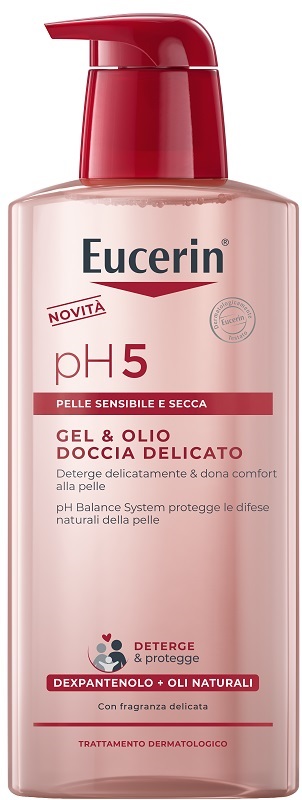 EUCERIN GEL & OLIO DOCCIA DELICATO 400 ML - doctorpill.it