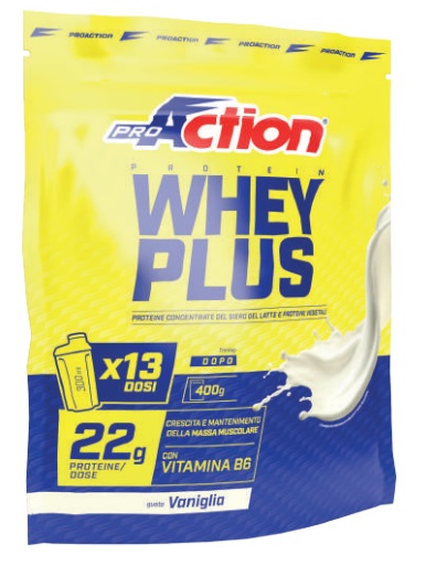 PROACTION SP PROTEIN WHEY PLUS VANIGLIA 400 G - doctorpill.it