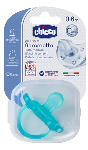 CHICCO GOMMOTTO IN SILICONE BOY 0-6 MESI 1 PEZZO - doctorpill.it