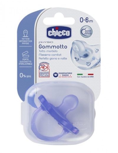 CHICCO GOMMOTTO IN SILICONE COLOR 0-6 MESI 1 PEZZO - doctorpill.it