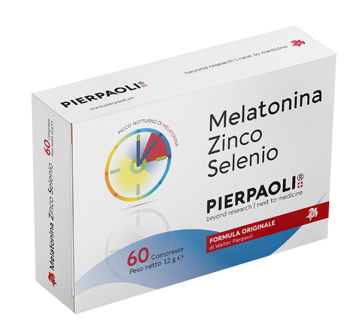MELATONINA ZINCO SELENIO PIERPAOLI 60 COMPRESSE - doctorpill.it
