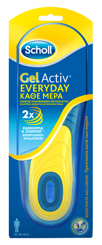 SCHOLL GEL ACTIV EVERYDAY UOMO - doctorpill.it