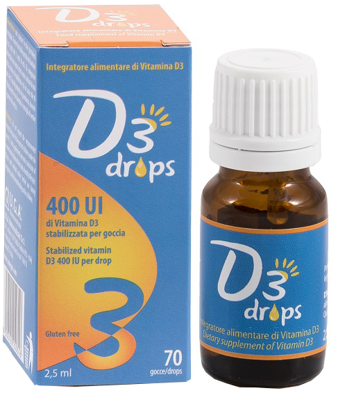 D3 DROPS 400 UI FLACONCINO 2,5 ML - doctorpill.it