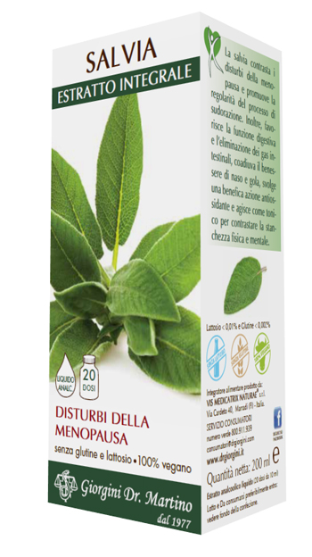 SALVIA ESTRATTO INTEGRALE 200 ML - doctorpill.it