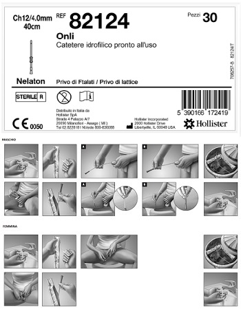 CATETERE IDROFILICO ONLI PRONTO ALL'USO 40 CM CH 12 30 PEZZI - doctorpill.it