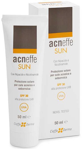 ACNEFFE SUN SPF 30 ALTA PROTEZIONE UVB PER CUTE ACNEICA E SEBORROICA 50 ML - doctorpill.it