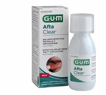GUM AFTACLEAR RINSE 120 ML COLLUTORIO - doctorpill.it