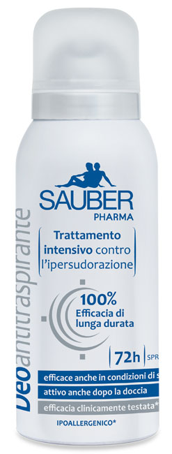 SAUBER ANTITRASPIRANTE 72 ORE SPRAY - doctorpill.it
